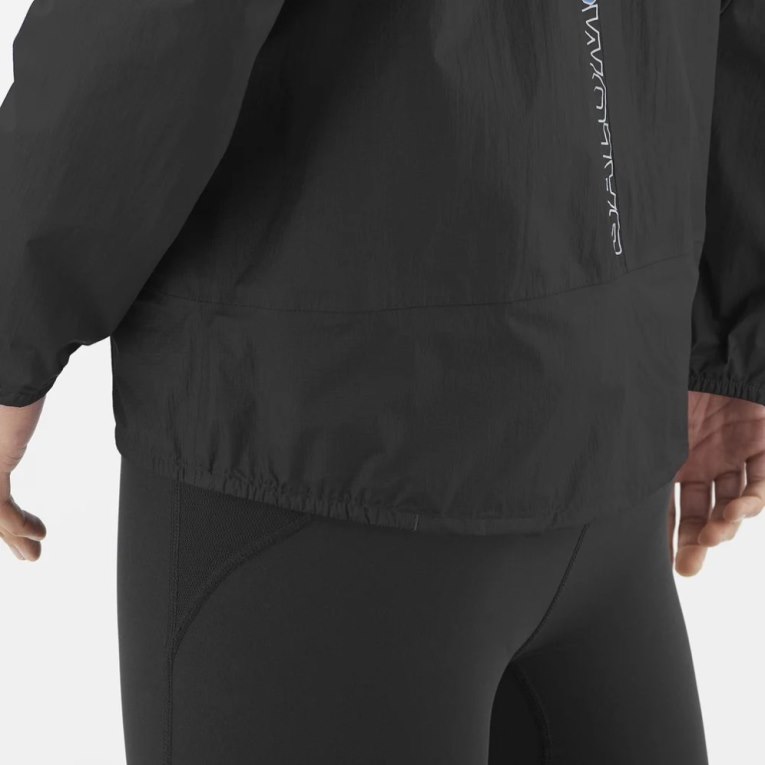 Black Salomon Bonatti Waterproof Men's Shell Jackets | IE FU3021